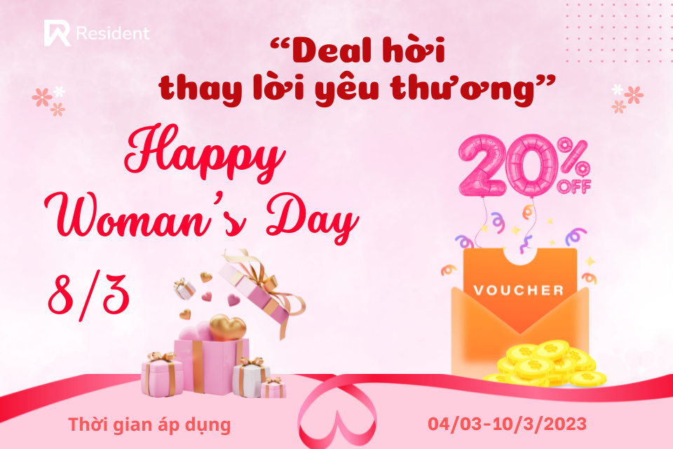 [KHUYẾN MÃI  CHÀO MỪNG QUỐC TẾ PHỤ NỮ 8/3